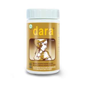 Botol Dara Borobudur herbal 60 kapsul untuk kesehatan payudara