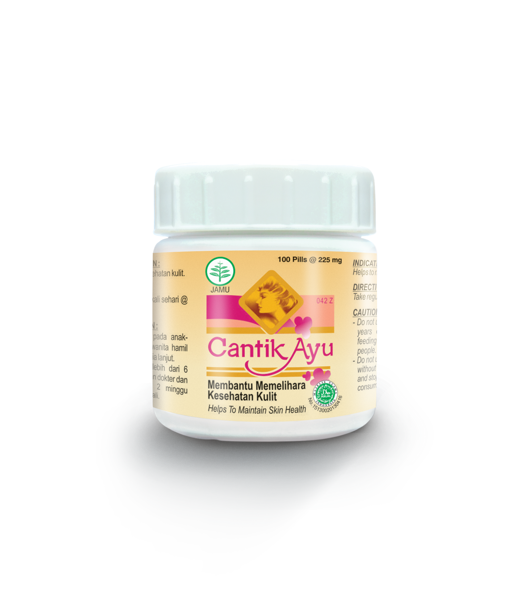 Borobudur herbal Cantik Ayu 100 PIL 2025 memelihara kesehatan kulit