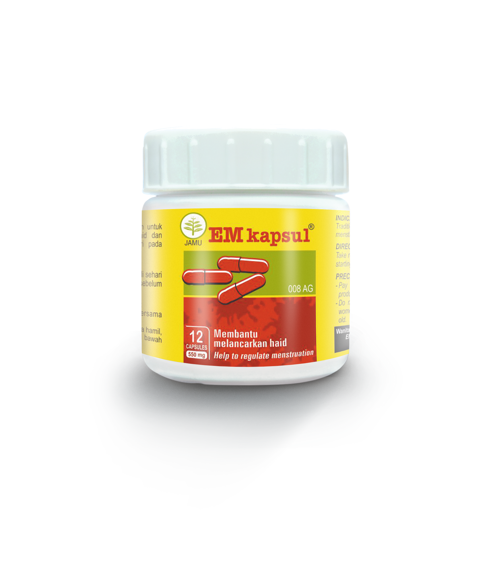 Em Kapsul_Botol 12 Kapsul EM Kapsul Borobudur herbal untuk pelancar haid